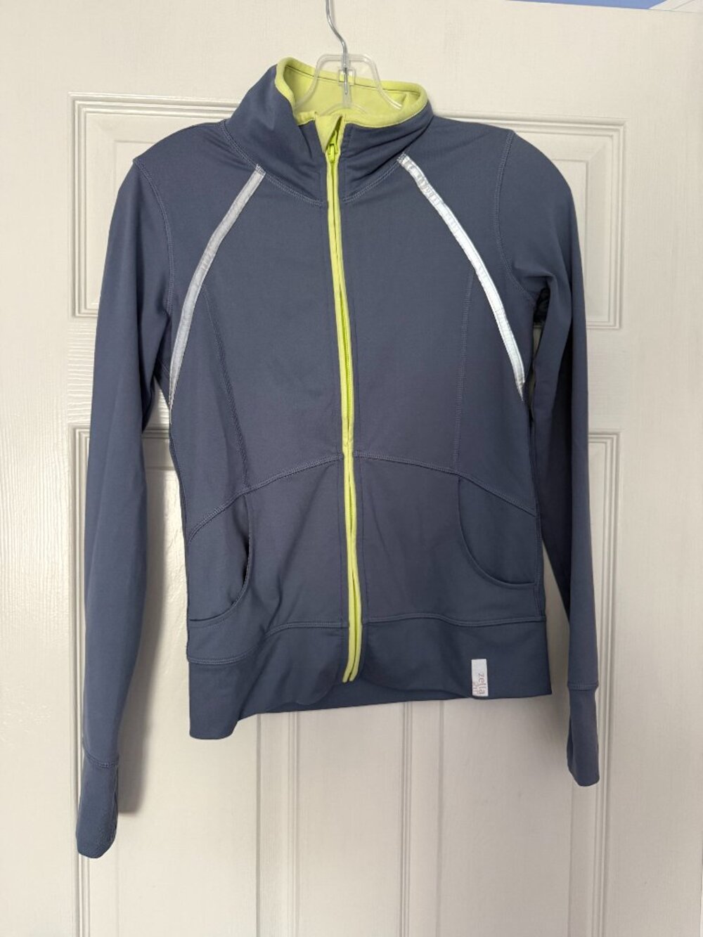 Grey Athletic Zip-Up